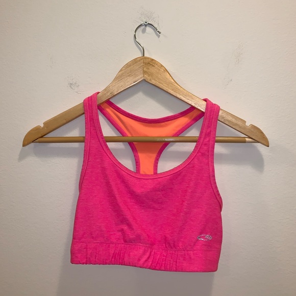 Champion Hot Pink & Orange sports bra size S - Picture 3 of 10